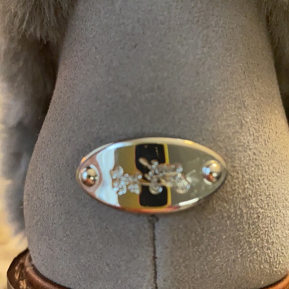 💯 Authentic Coach Suede gray boots - Picture 11 of 16